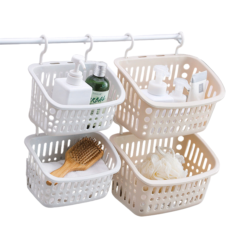 Hanging storage baskets for bathrooms and kitchens – space-saving and versatile