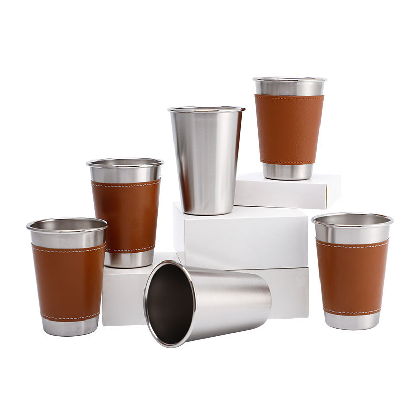 Bierbecher aus Edelstahl - langlebiger & individuell gestaltbarer Geschenkbecher