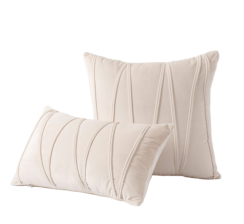 nordic solid velvet pillowcase - weich & stilvoll