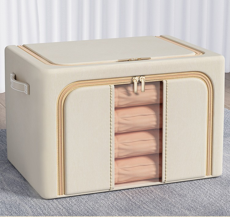 Faltbare Aufbewahrungsbox mit großem Fassungsvermögen - Kleider- und Steppdecken-Organizer