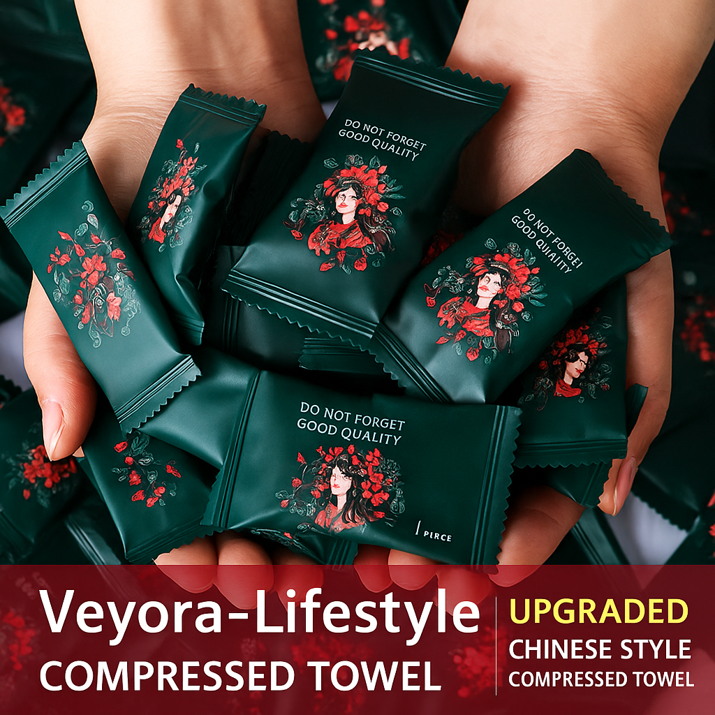 Compressed face wash towel - thickened & travel-friendly