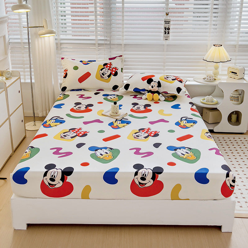cartoon mickey betthut 3-teiliges set - weiche & hautfreundliche bettwäsche