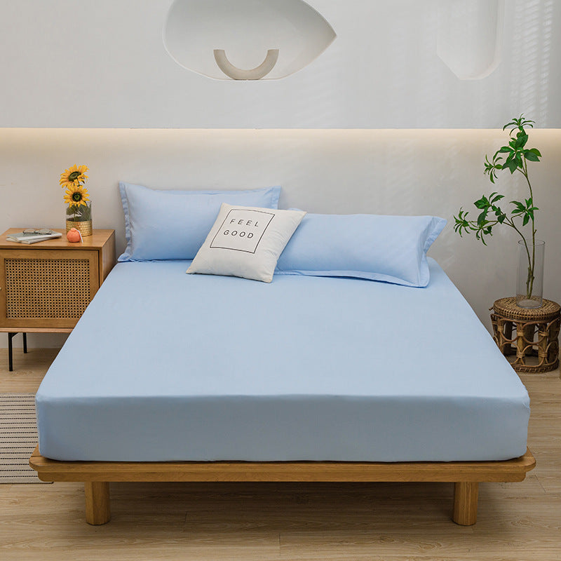 Aloe Cotton Fitted Sheet in Japanese Style – Soft & Non-Slip