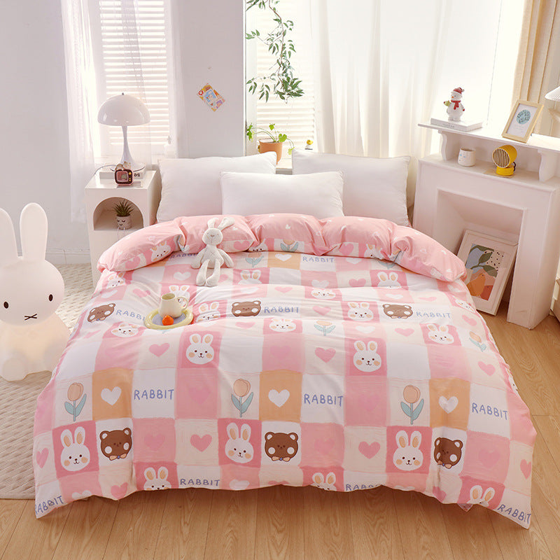 Cartoon Cotton Quilt Cover – Soft & Breathable