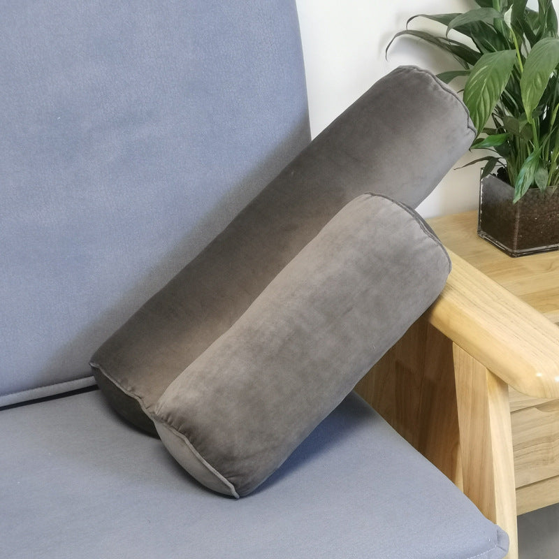 Dutch Velvet Cylinder Pillow – Neck Roll & Sleeping Pillow for Legs or Back