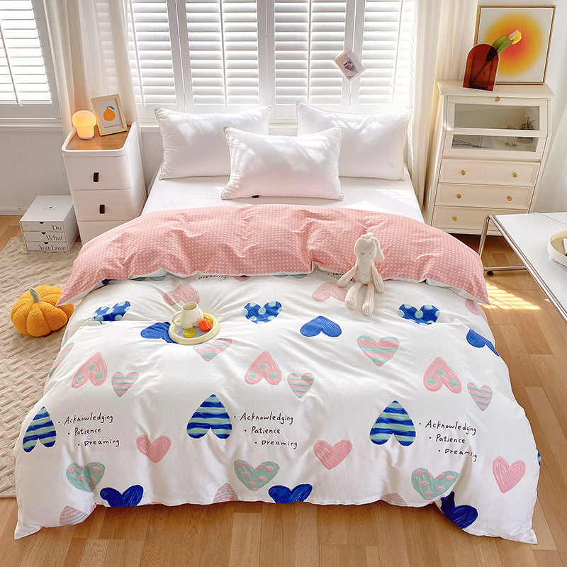 Cartoon Cotton Quilt Cover – Soft & Breathable