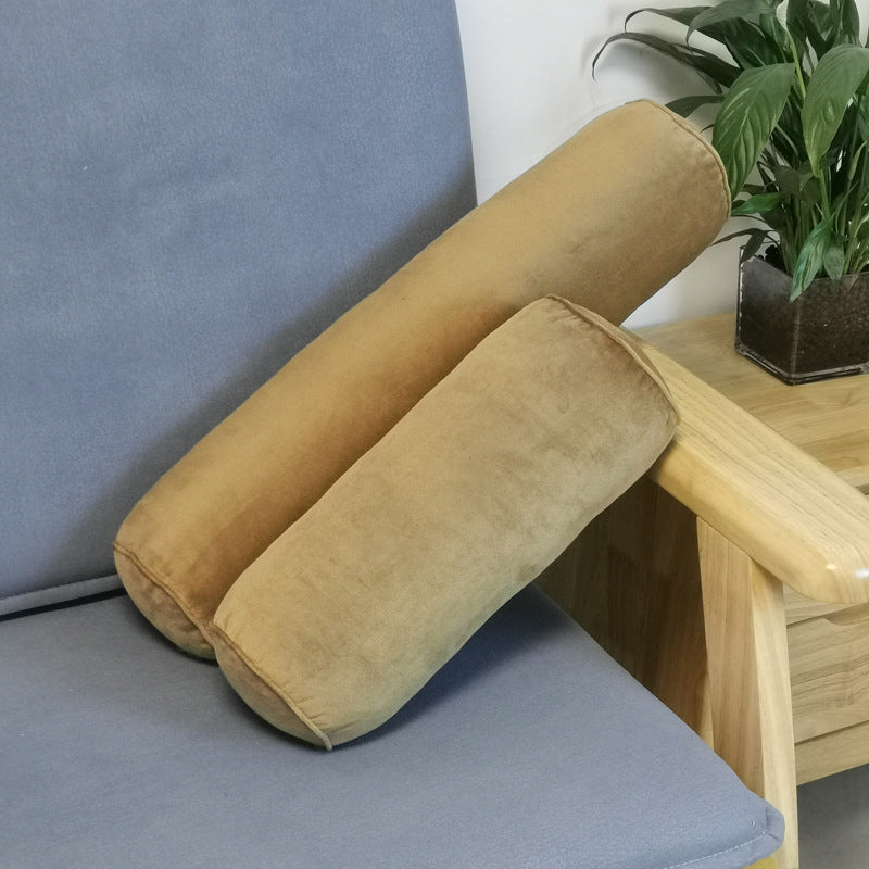 Dutch Velvet Cylinder Pillow – Neck Roll & Sleeping Pillow for Legs or Back
