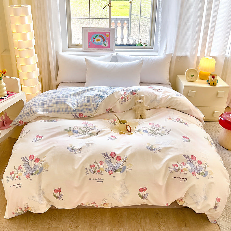 Cartoon Cotton Quilt Cover – Soft & Breathable