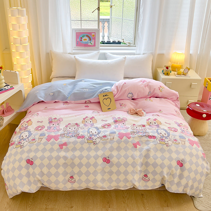 Cartoon Cotton Quilt Cover – Soft & Breathable