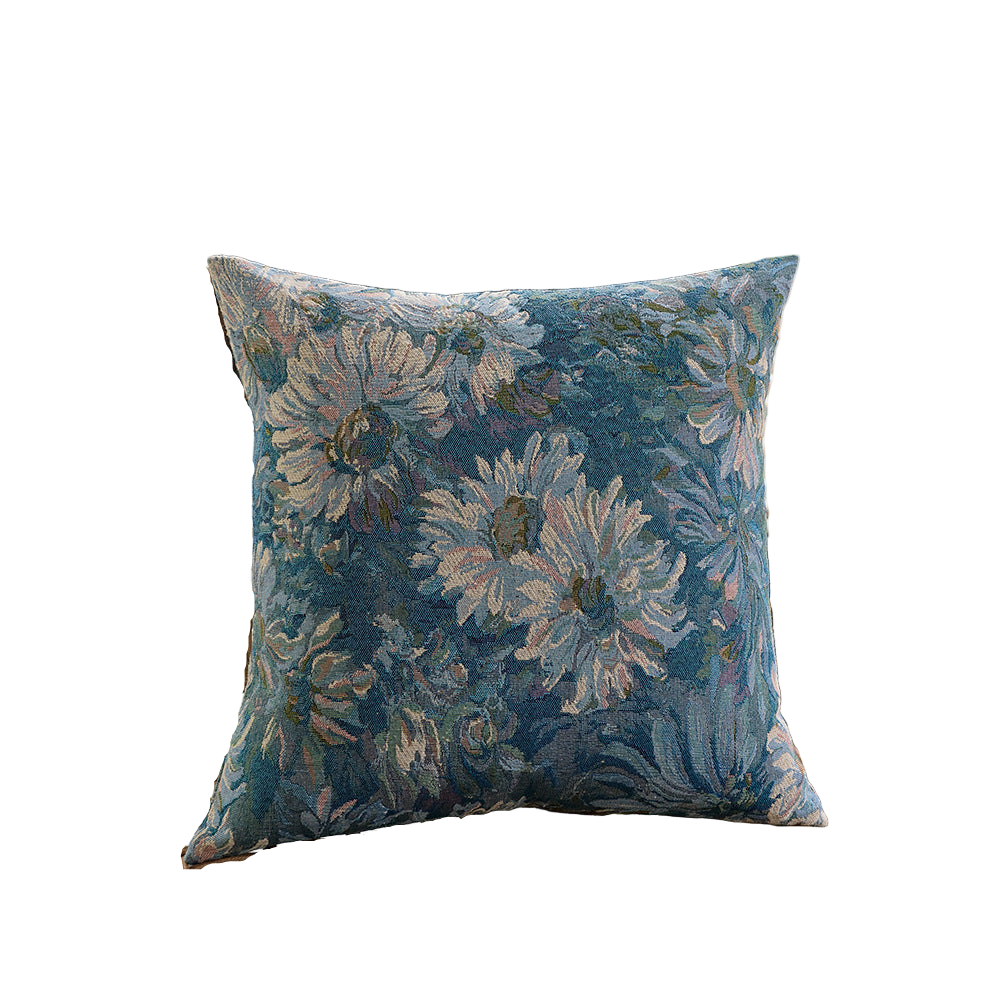 französischer monet jacquard kissenbezug - künstlerisch & elegant