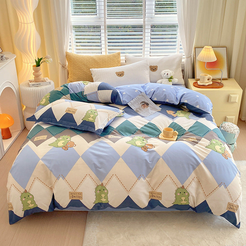 Cartoon Cotton Quilt Cover – Soft & Breathable