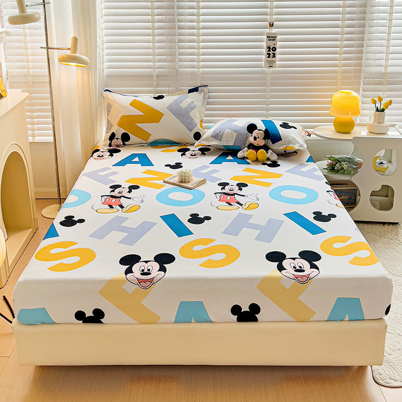 cartoon mickey betthut 3-teiliges set - weiche & hautfreundliche bettwäsche