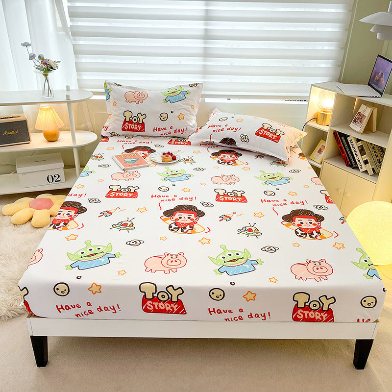 cartoon mickey betthut 3-teiliges set - weiche & hautfreundliche bettwäsche