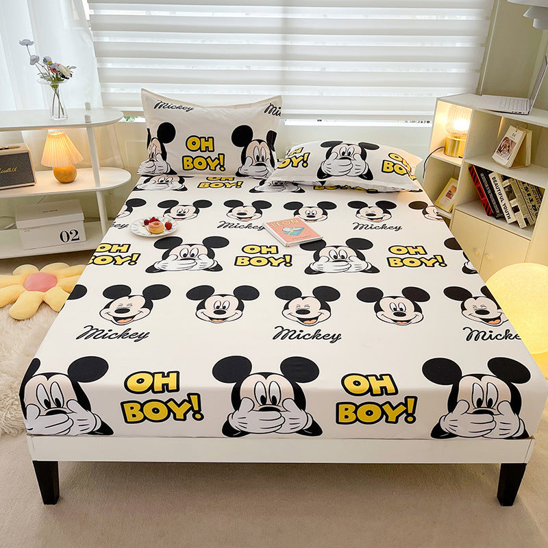 cartoon mickey betthut 3-teiliges set - weiche & hautfreundliche bettwäsche