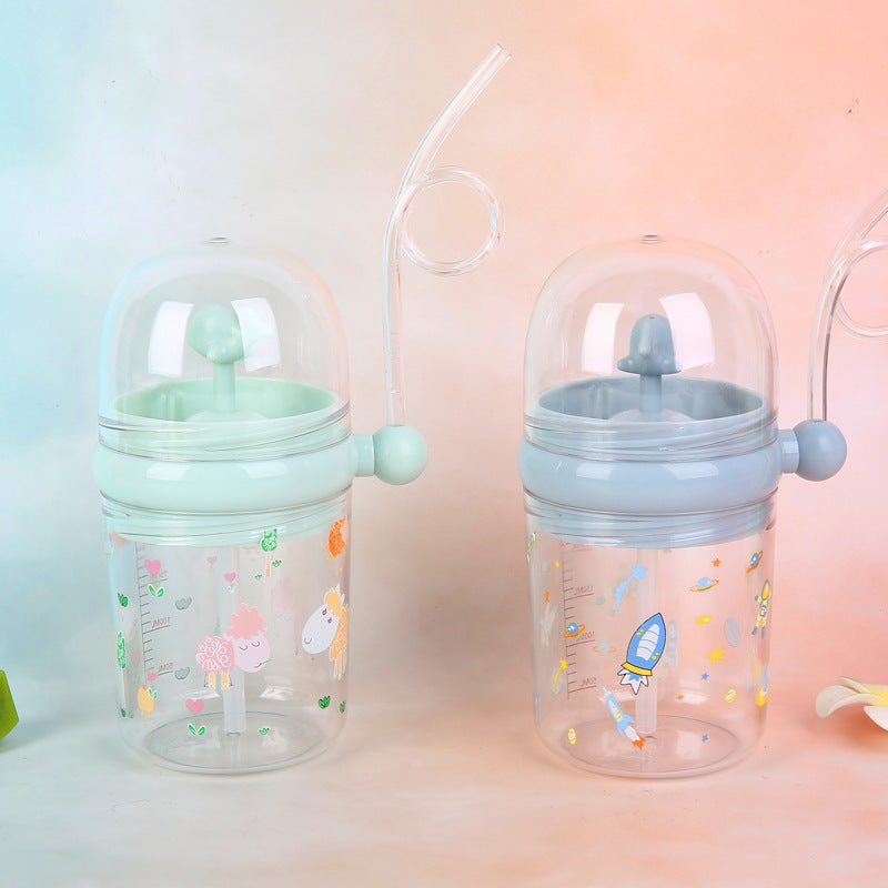 Niedlicher Wal-Wassersprühbecher - tropffeste Kinderflasche