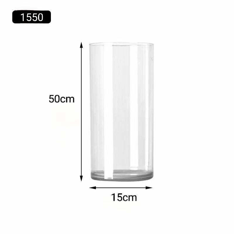 Transparent acrylic vase – drip-proof hydroponic flower holder