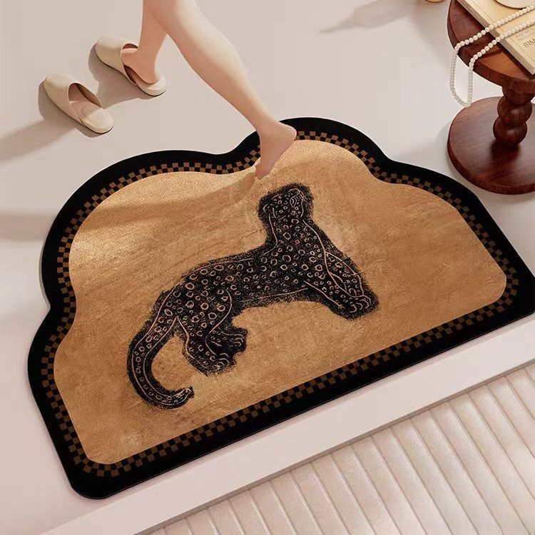 Antique diatomaceous earth bath mat – absorbent and non-slip