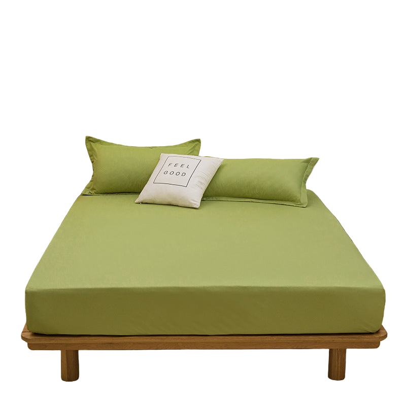 Aloe Cotton Fitted Sheet in Japanese Style – Soft & Non-Slip