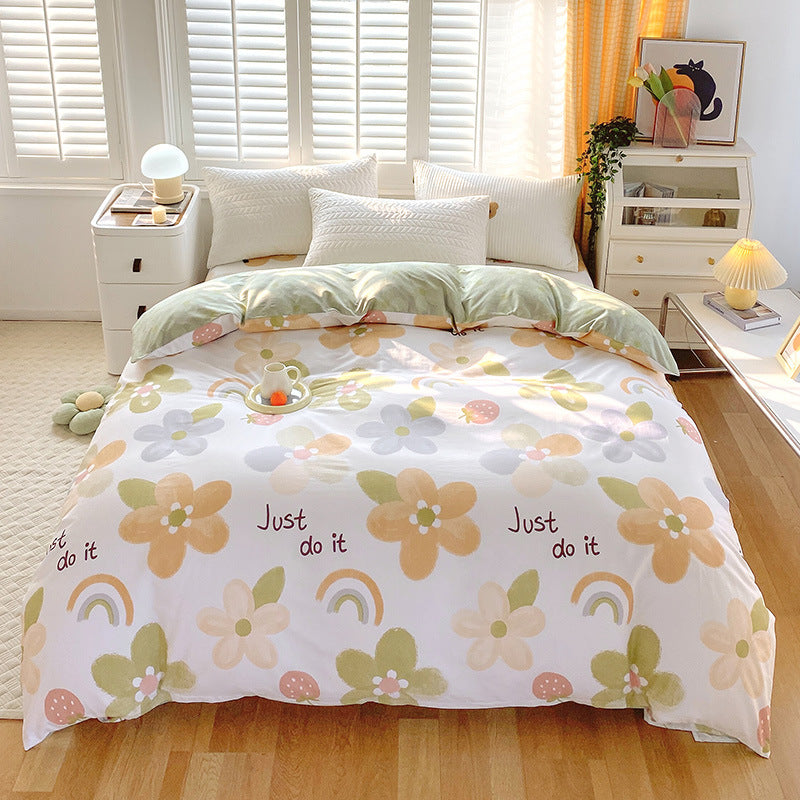 Cartoon Cotton Quilt Cover – Soft & Breathable