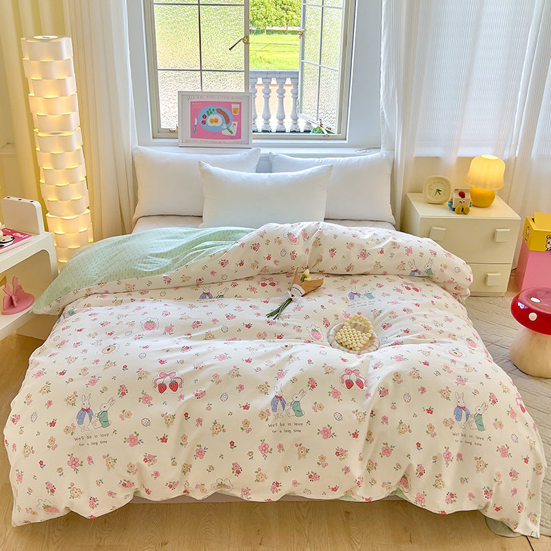 Cartoon Cotton Quilt Cover – Soft & Breathable