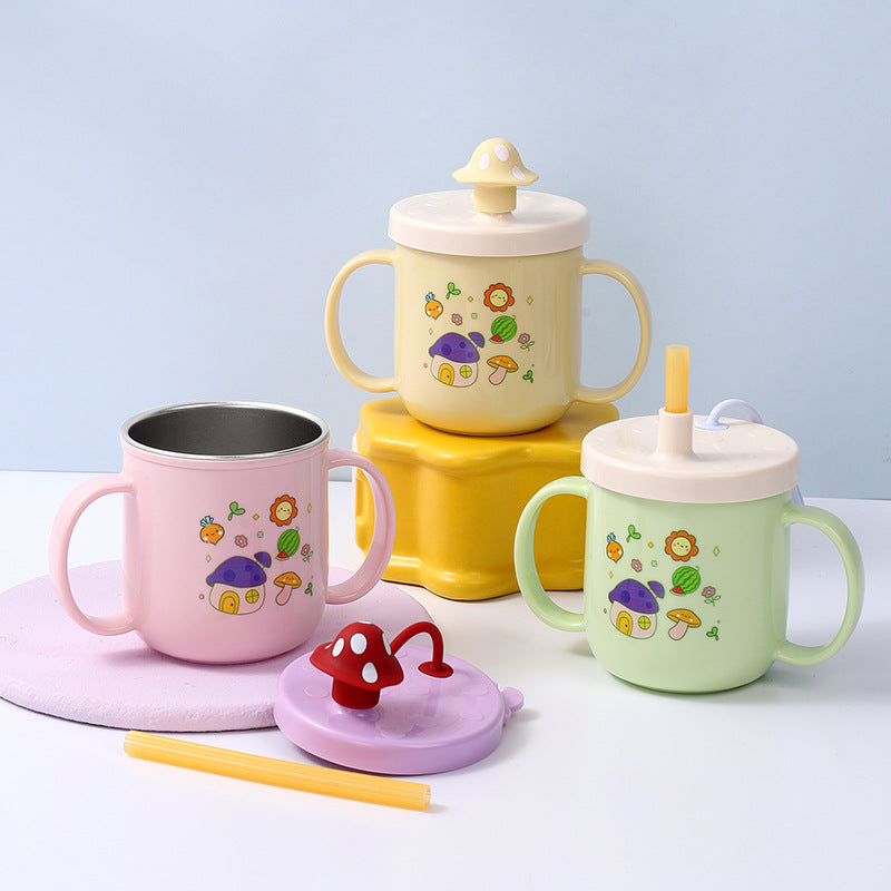 Kinderpilzhaus Edelstahl Milchbecher - 260 ml