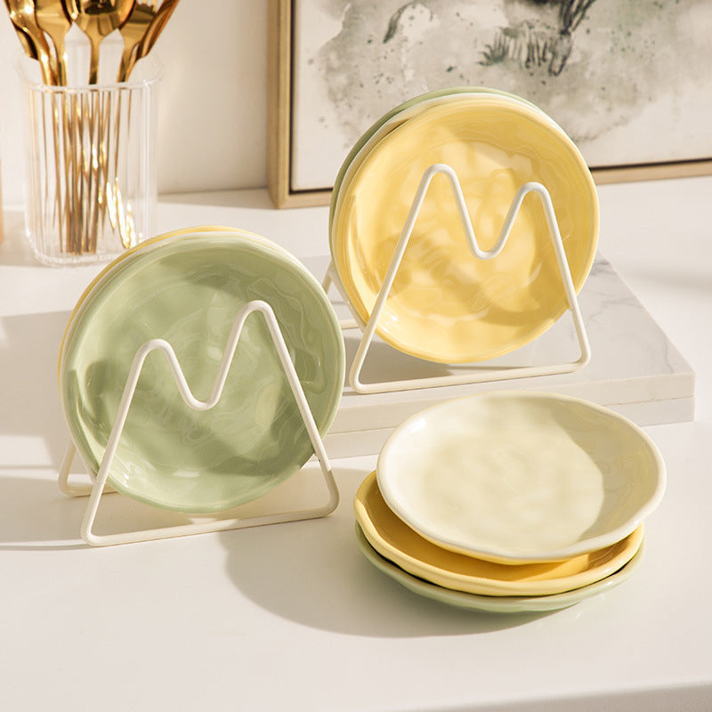 Leichter Luxus-Keramik-Snack- und Kuchenteller - elegant und vielseitig