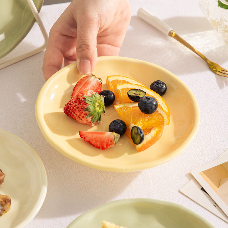 Leichter Luxus-Keramik-Snack- und Kuchenteller - elegant und vielseitig
