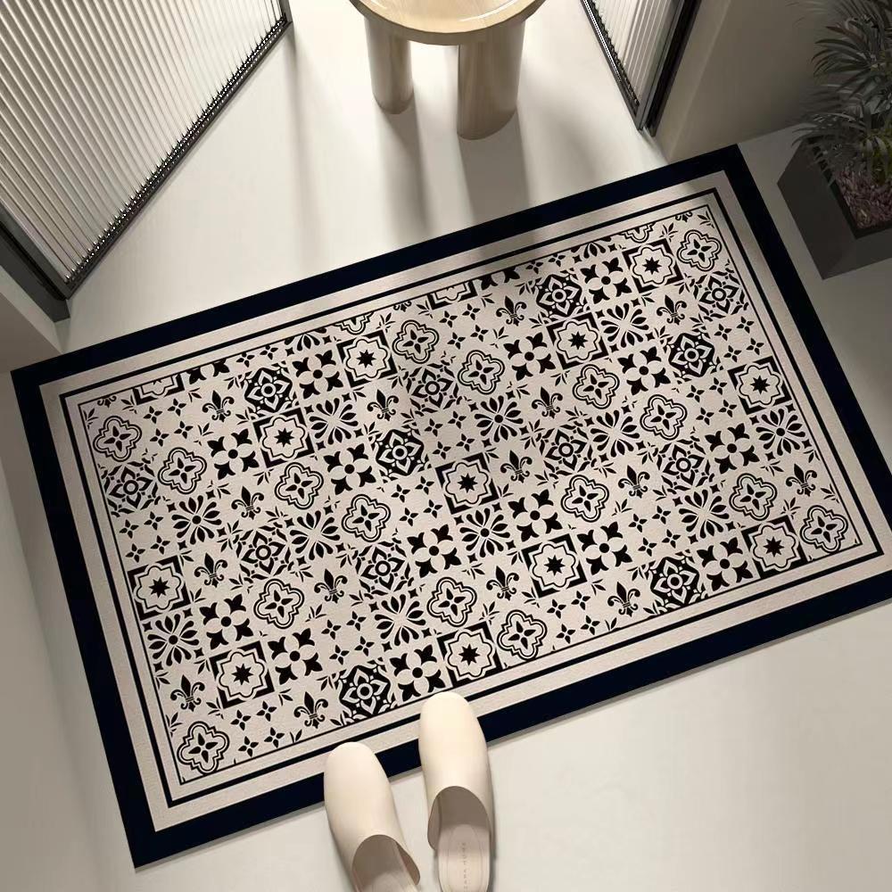 Lightweight, luxurious diatomaceous earth bathroom mat—absorbent and quick-drying