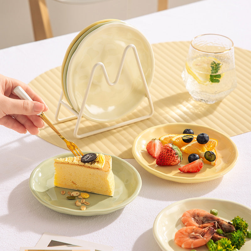 Leichter Luxus-Keramik-Snack- und Kuchenteller - elegant und vielseitig