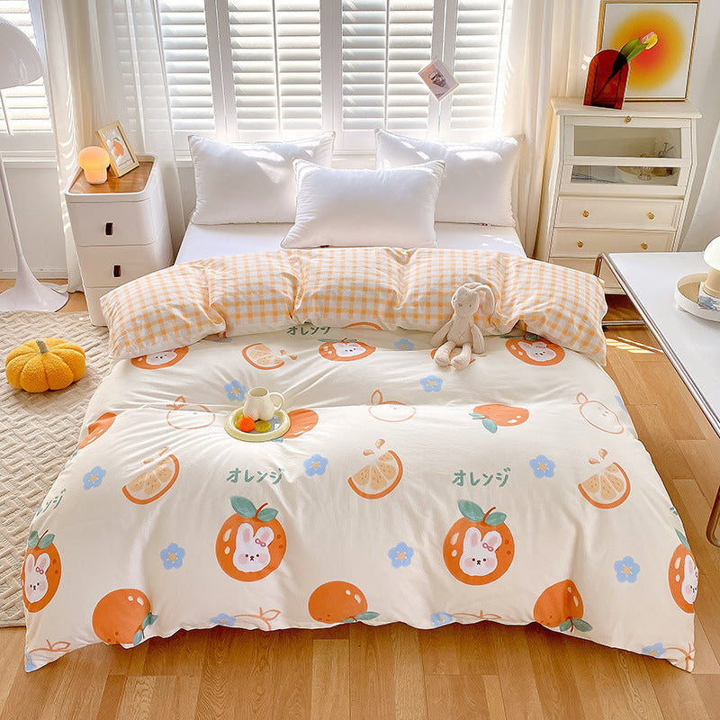 Cartoon Cotton Quilt Cover – Soft & Breathable