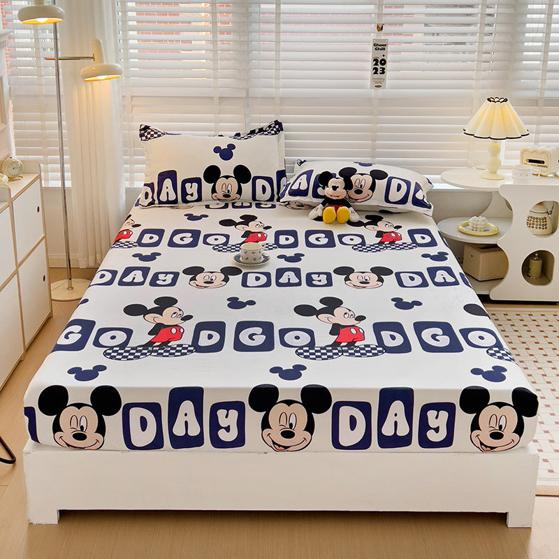 cartoon mickey betthut 3-teiliges set - weiche & hautfreundliche bettwäsche