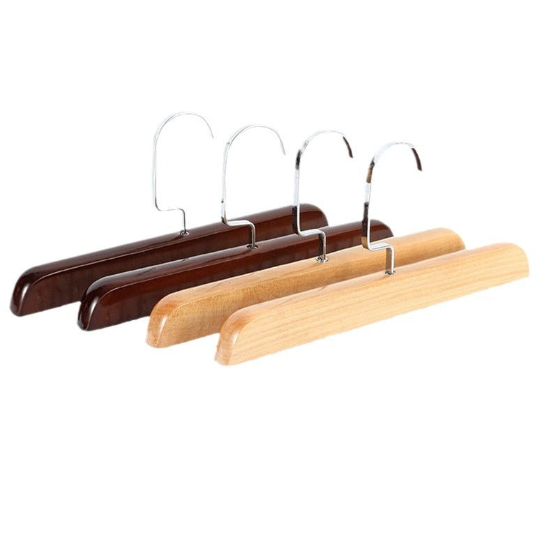 Multifunctional solid wood hanger – organizer for underwear, tops, and accessories