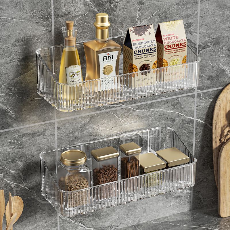 Wall-mounted storage basket for the bathroom – No drilling required, waterproof & durable
