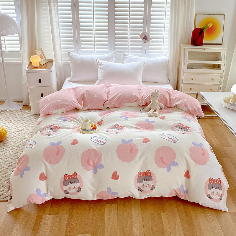 Cartoon Cotton Quilt Cover – Soft & Breathable
