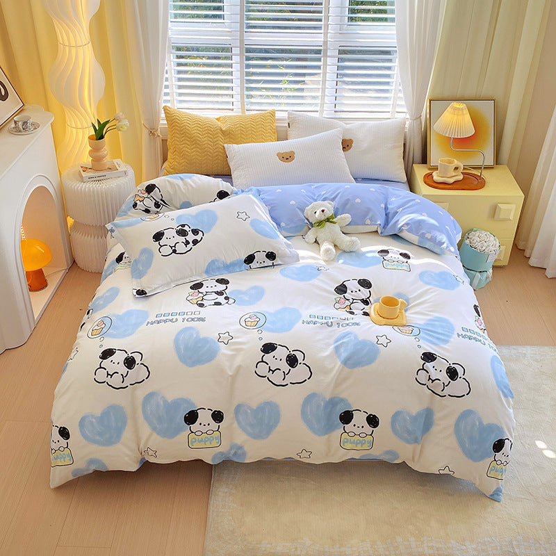 Cartoon Cotton Quilt Cover – Soft & Breathable