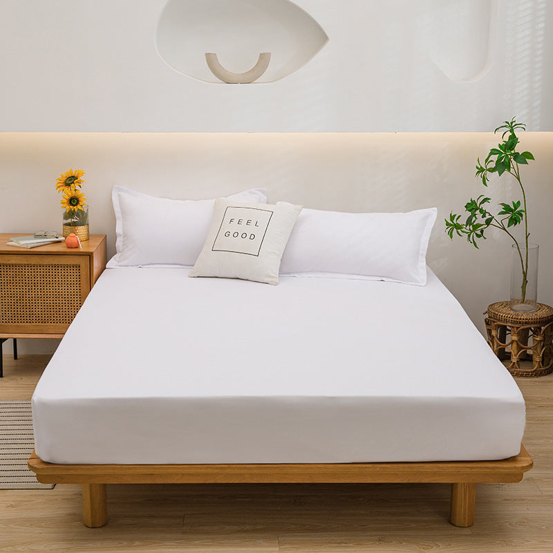 Aloe Cotton Fitted Sheet in Japanese Style – Soft & Non-Slip