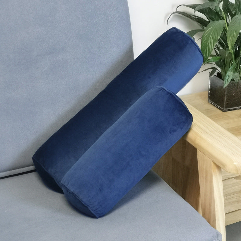 Dutch Velvet Cylinder Pillow – Neck Roll & Sleeping Pillow for Legs or Back