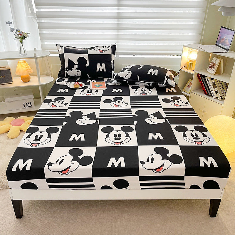 cartoon mickey betthut 3-teiliges set - weiche & hautfreundliche bettwäsche