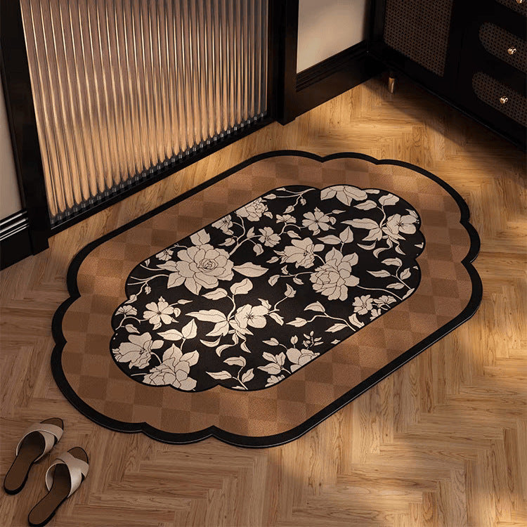 Antique diatomaceous earth bath mat – absorbent and non-slip