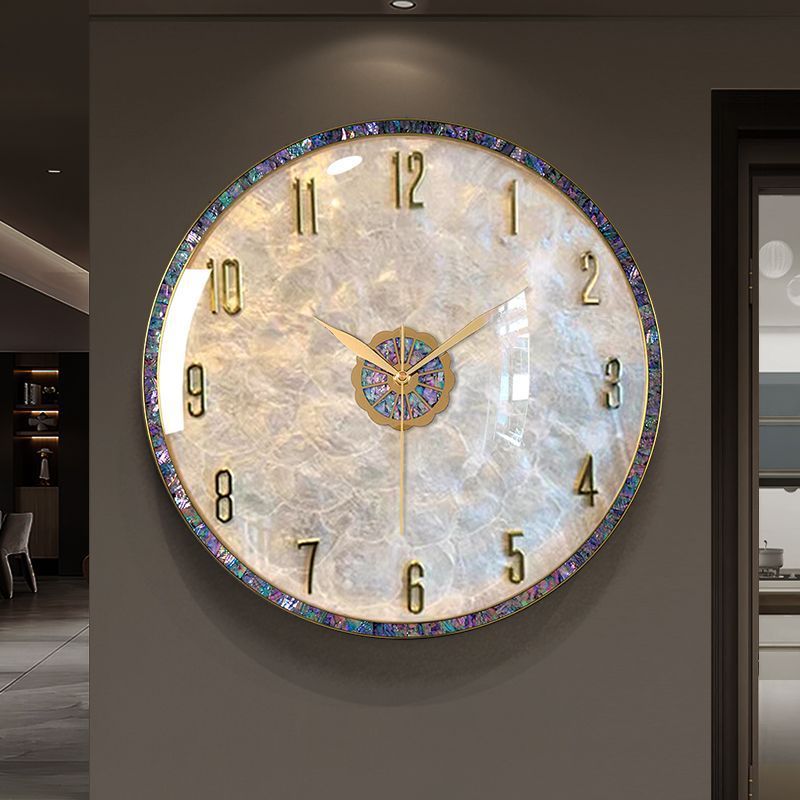 Luxus-Muschelwanduhr - elegantes & modernes Design