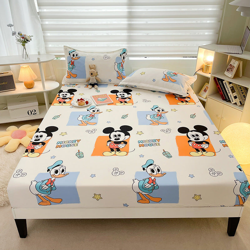 cartoon mickey betthut 3-teiliges set - weiche & hautfreundliche bettwäsche