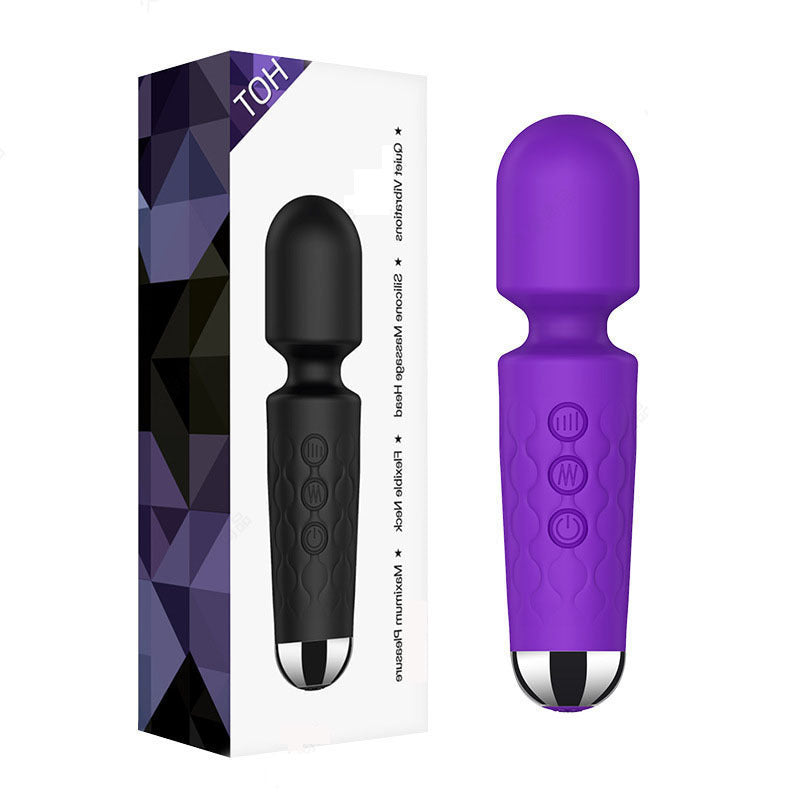 Cross-Border 20-frequency massager for women – Powerful vibrator with AV wand