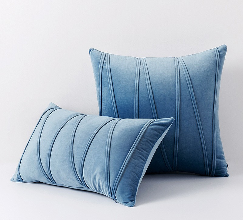 nordic solid velvet pillowcase - weich & stilvoll