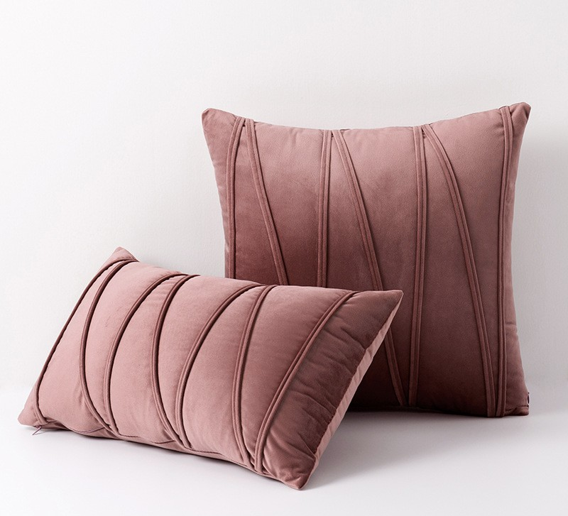 nordic solid velvet pillowcase - weich & stilvoll