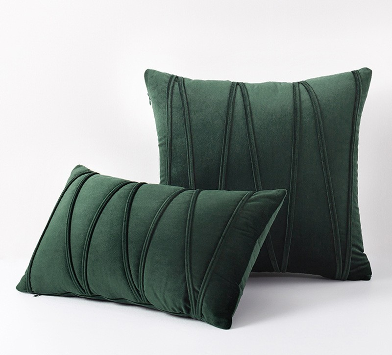 nordic solid velvet pillowcase - weich & stilvoll