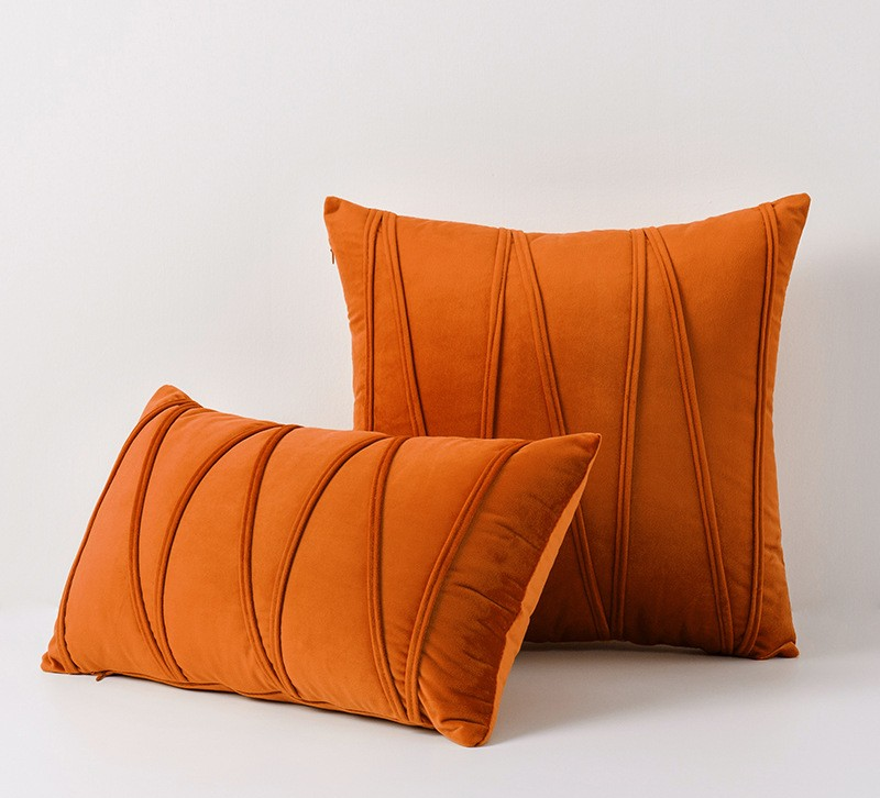 nordic solid velvet pillowcase - weich & stilvoll