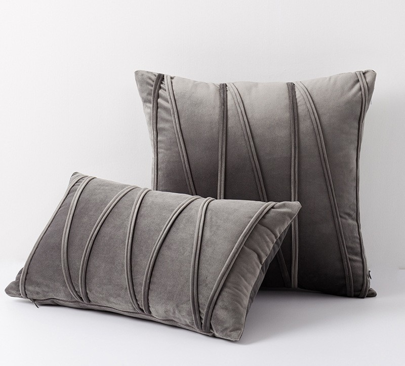 nordic solid velvet pillowcase - weich & stilvoll