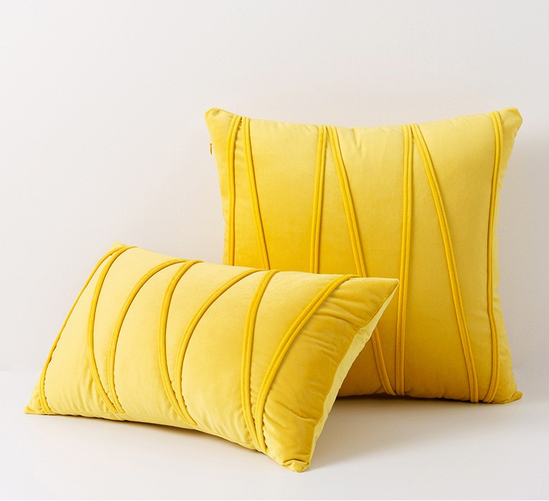 nordic solid velvet pillowcase - weich & stilvoll