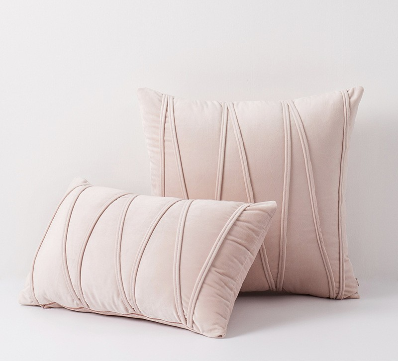 nordic solid velvet pillowcase - weich & stilvoll