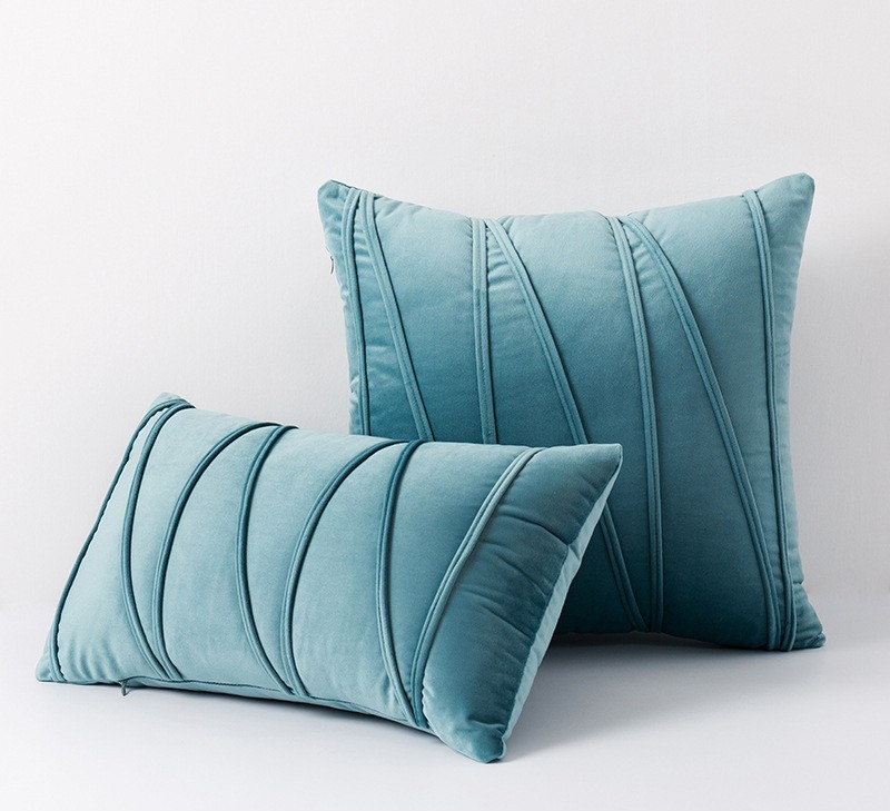 nordic solid velvet pillowcase - weich & stilvoll